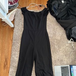Lulu’s off the shoulder jumpsuit